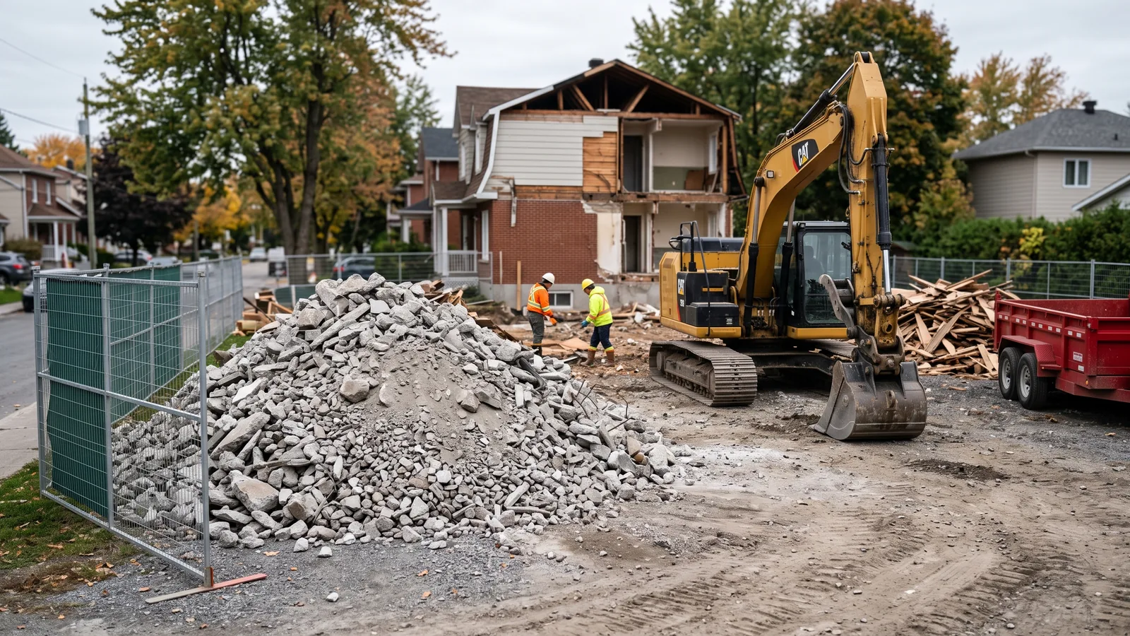 Projet de démolition résidentielle à Hampstead, Québec